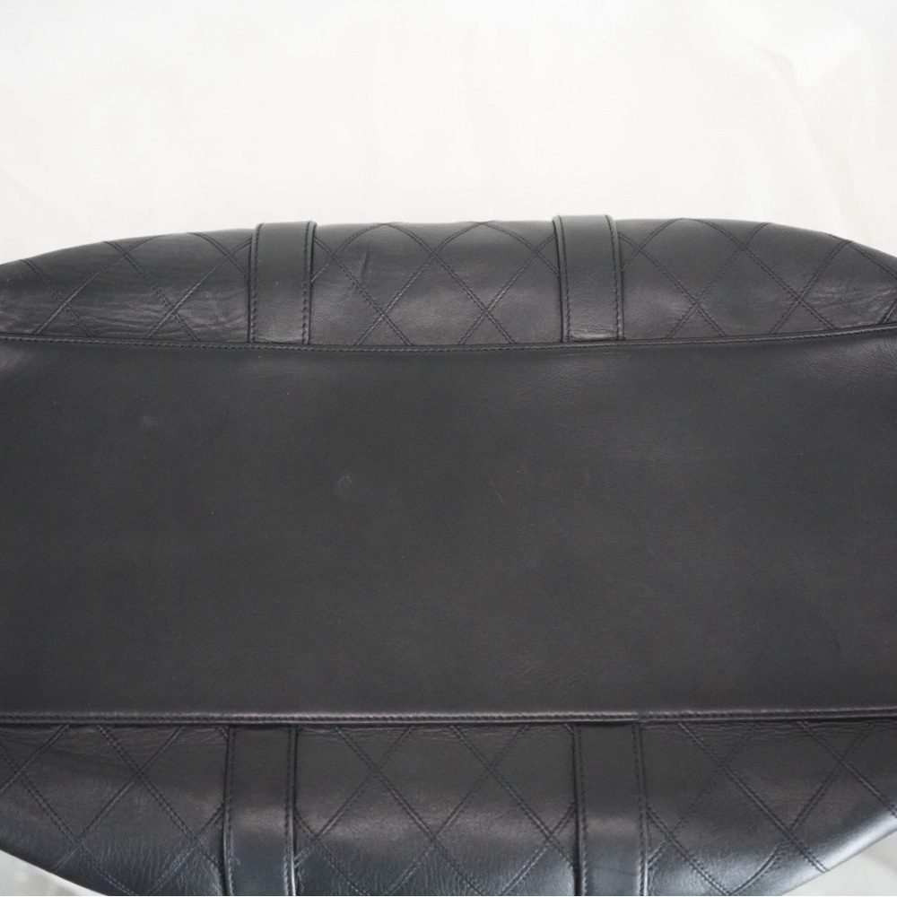 Chanel Black Quilted Lambskin Boston Duffle Bag - Picture 12 of 13